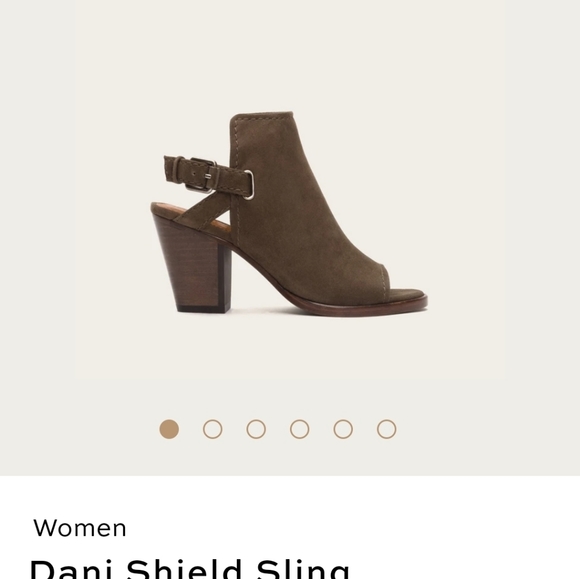 Frye Suede Dani Shield Sling - Picture 5 of 6